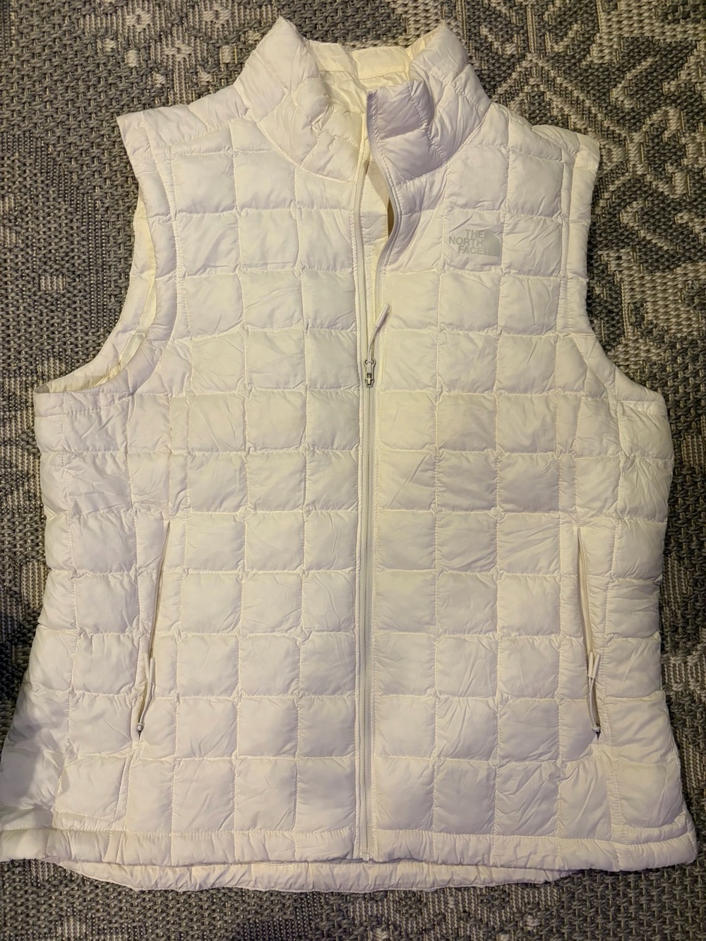 The North Face Women's White thermoball Vest